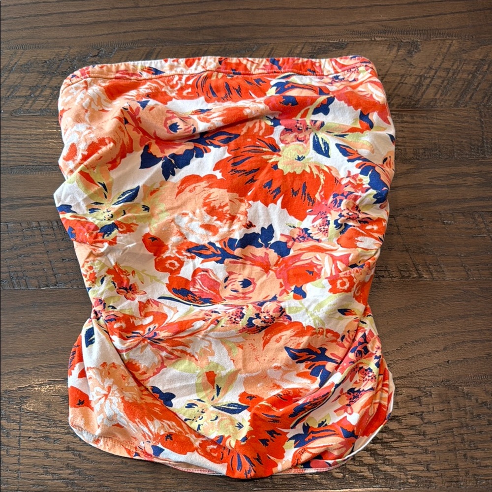 Maeve strapless tee